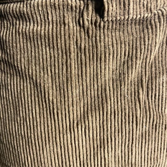 Fore Warned Corduroy Brown Skirt Button Front Mini Skirt Women's Size 14 - Picture 8 of 15